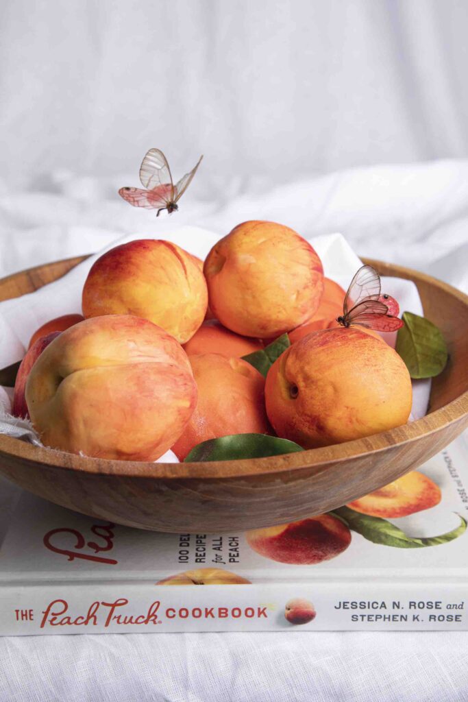 hyperrealistic peach cake peach truck cake
